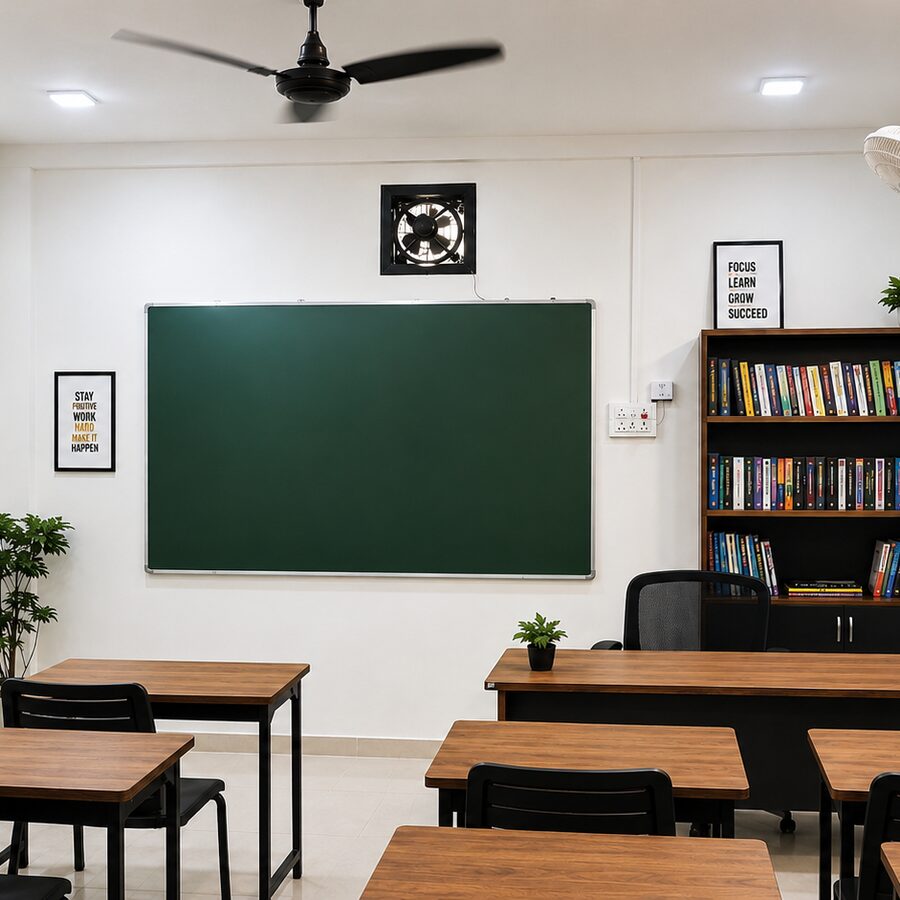 Inside a classroom at Arti Commerce Classes