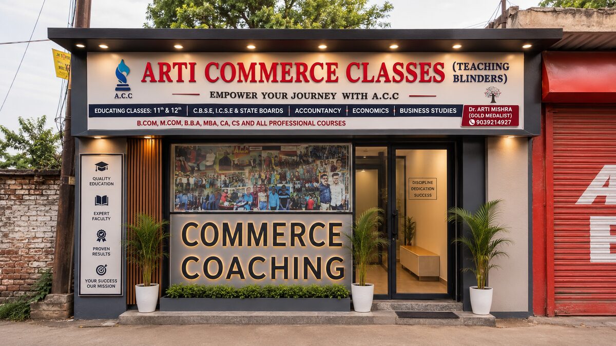 The Arti Commerce Classes institute in Ranjhi, Jabalpur